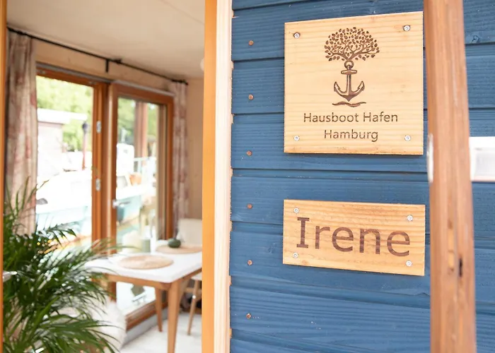 Tiny-Hausboot Irene Mit Kamin Und Dachterrassenlounge Hotel Hamburg