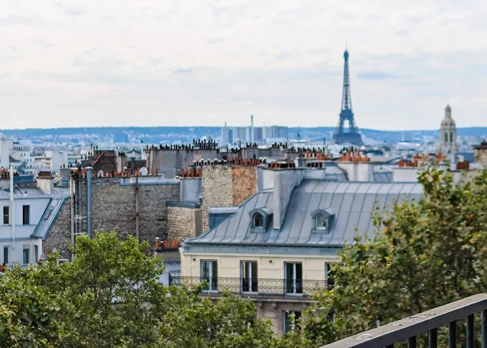 Vaste Loft Avec Vue - Trudaine Apartment Paris