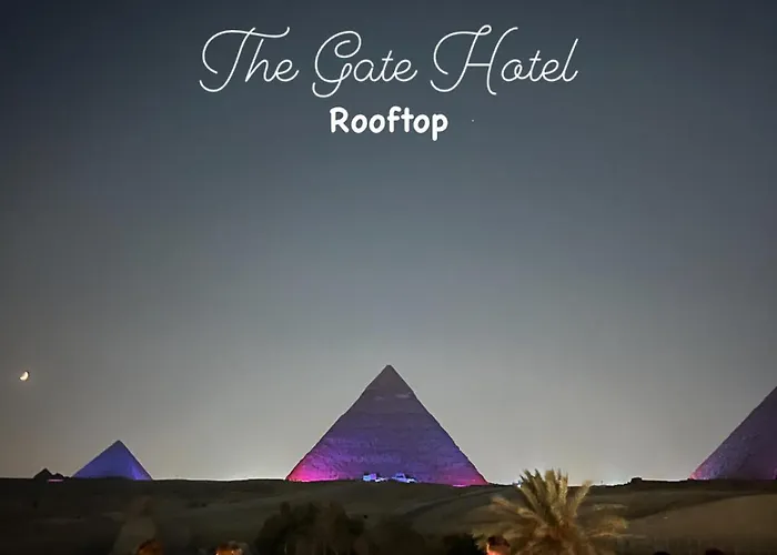 The Gate Hotel Front Pyramids & Sphinx View Kafret el-Gabal