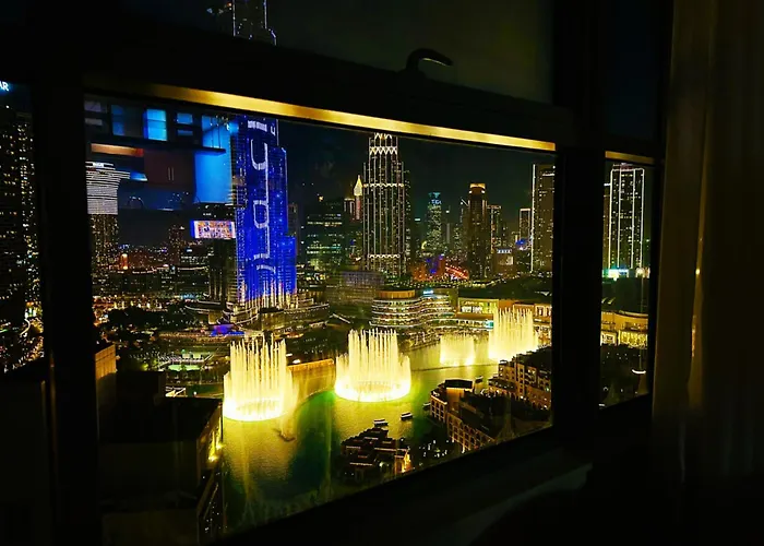 Ace Luxe, 2Br, Downtown, Burj Khalifa & Dubai Fountain View, 5 Mins Walk To Dubai Mall