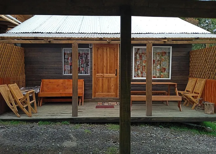 Cabana Frente A La Entrada De Los Ojos Del Caburgua Pucon