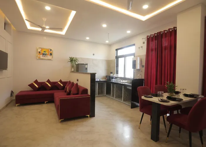 Earthen Bliss Luxury 2Bhk Apt With Balcony Udaipur