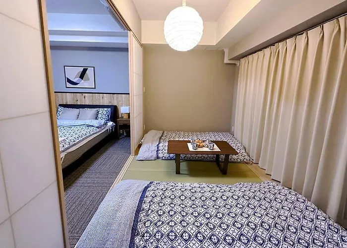 Dotonbori Plaza Hotel-40 Square Meters! 2 Bedrooms, Accommodates 6 People Osaka