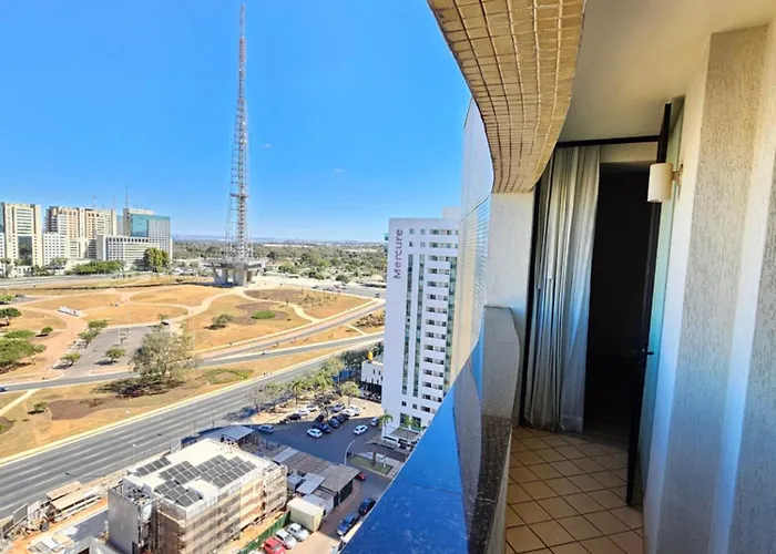 Flat Lets Idea Brasilia Hotel Com Limpeza Diaria Gratis, Ao Lado Da Esplanada Dos Ministerios E Do Estadio Mane Garrincha, Com Wi-Fi, Piscina, Academia, Sauna By Rei Dos Flats
