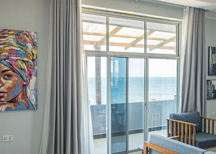 Spacious Beachfront Condo -Ac - Wifi, Uroa Escape Zanzibar