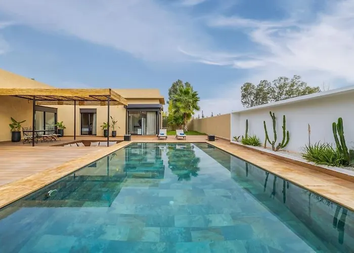 Villa De Plain-Pied Avec Piscine Chauffee A Marrakech Marrakesh