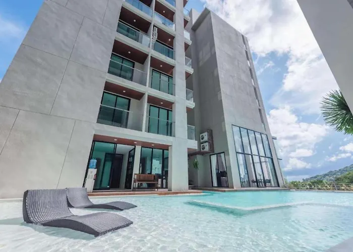 Beach, Relax & Fun! Vv Patong 2Br Apartment C201 Just 5 Min Drive From Patong Nightlife