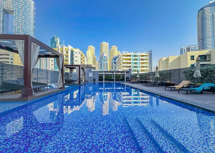 Super Luxury Flat Desing With Sea, Marina And Pool View Apartment Dubai