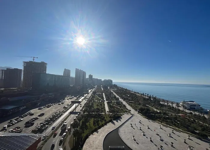 Апартаменты С Обзорным Видом На Море И Бульвар Orbi Beach Tower Batumi