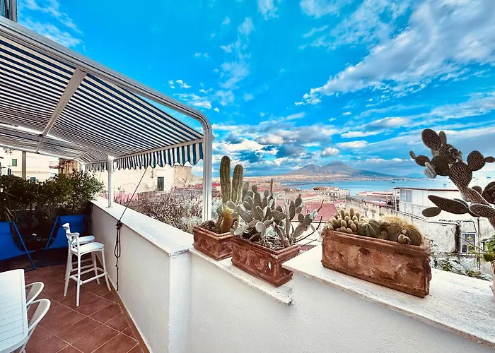 Alma De Templarsf - Stunning Design Home With Sea View And Terrace Naples