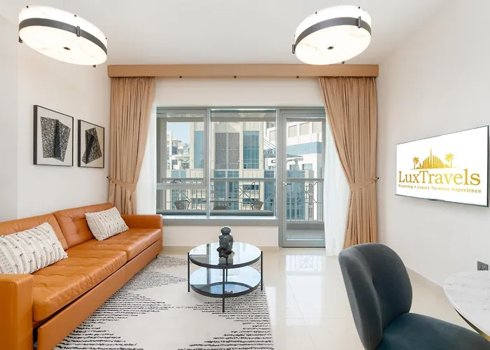 Lux Bnb I 29 Blvd I Burj Khalifa & Fountain Views Dubai