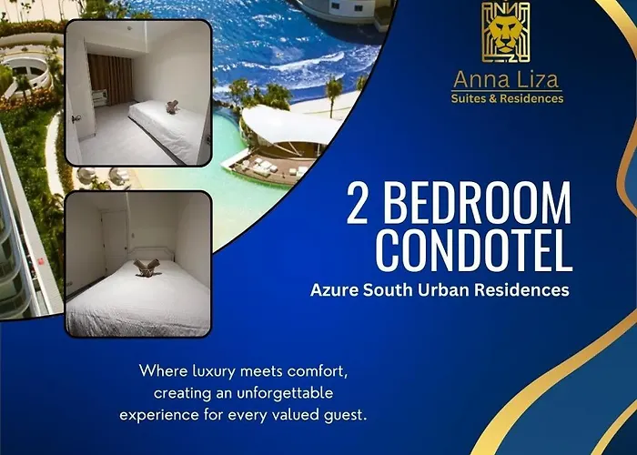 2 Bedroom Azure South Paranaque High Floor City Pool View Manila