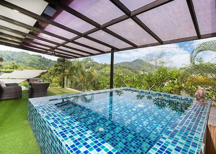 Nature And Sea View Terrace, Designer 2Br Villa Natural Touch A1, Kamala