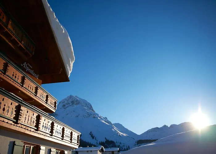 Alpenland - Das Feine Kleine, Zentral Und Ruhig Mit Modernem Wellnessbereich Lech am Arlberg