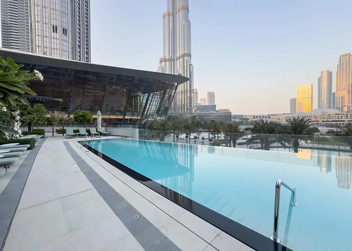 Elegant 1Br I 1Min Walk To Burj Khalifa & Fountain Apartment Dubai