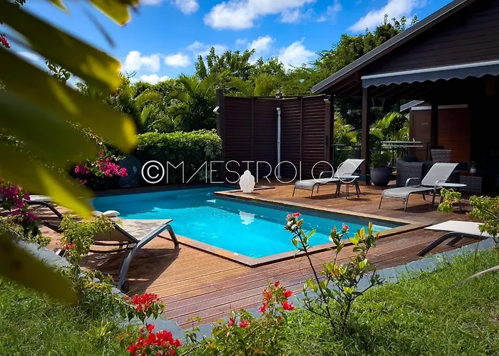 Offre Limitee ! Villa Bois & Prestige 1Ch A 5 Min De La Plage Des Raisins Clairs Saint-Francois 