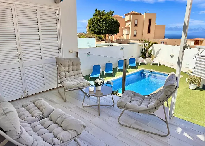 El Mar House & Private Heated Pool Apartment Costa Adeje 