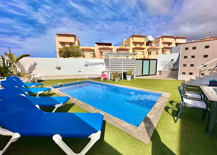El Mar House & Private Heated Pool Apartment Costa Adeje 