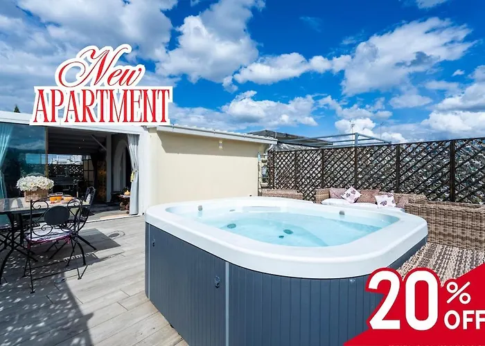 New 1Bdr - Attico Con Vasca Idromassaggio Apartment Florence