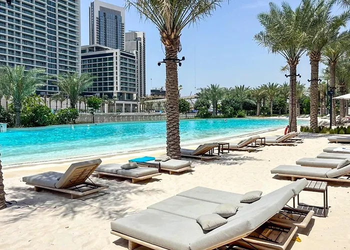 Livbnb - 1Br Retreat Free Access To Creek Lagoon Dubai