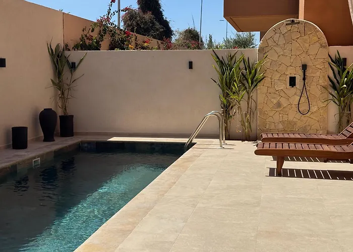 Villa Piscine Chauffee Avec 5 Suites, 10" Hivernage Marrakesh
