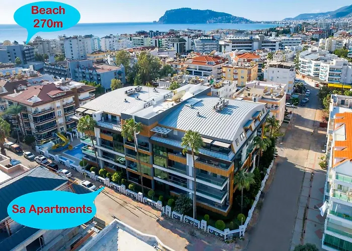 Sa Apartments! 2Bd Flat 200M To The Beach Alanya