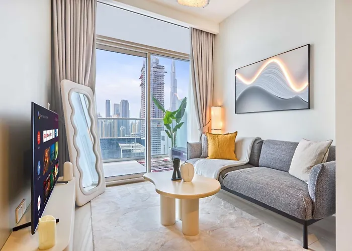 High-Floor Burj Views Apartment In Business Bay Dubai
