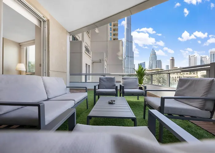 Durrani Homes - Azure 2Br With Burj Khalifa And Fountain View Dubai