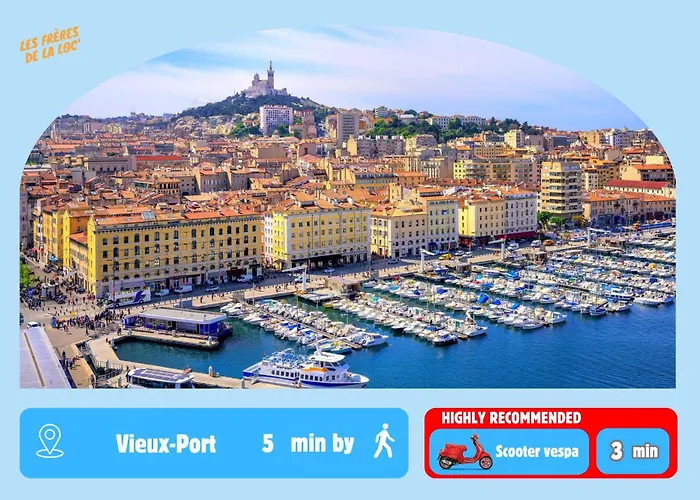 Appartement Avec Balcon - Hyper Central & Lumineux - Les Freres De La Loc' Marseille