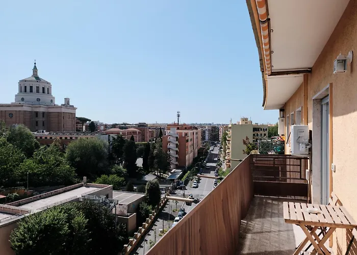 Basilica San Paolo - Luxurious Penthouse With Wi-Fi Apartment Rome