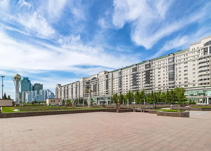 Для Большой Компании С Прекрасным Видом На Байтерек В Жк Нурсая Astana