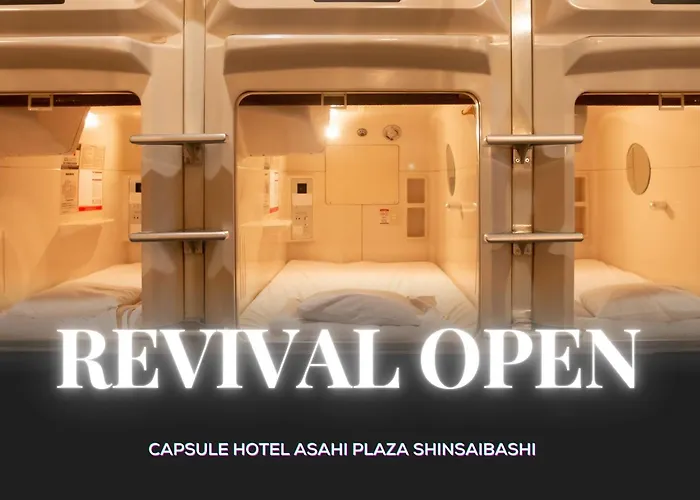 Capsule Hotel Asahi Plaza Shinsaibashi Osaka