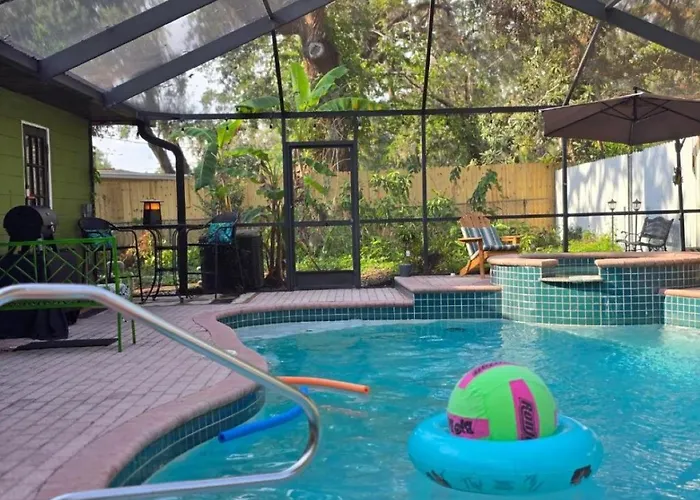 Jungle Oasis By Busch Gardens Usf And Amphitheater Apartment Tampa