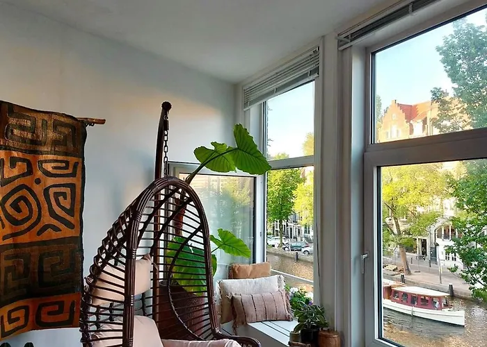 Canal House With A Unique View Amsterdam