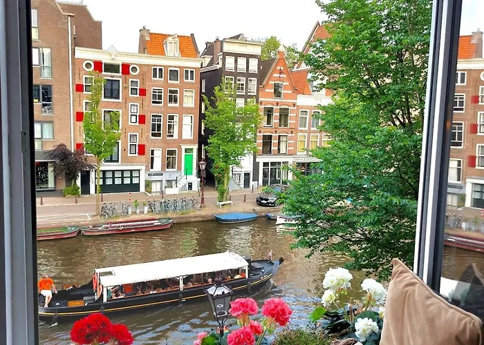 Canal House With A Unique View Amsterdam