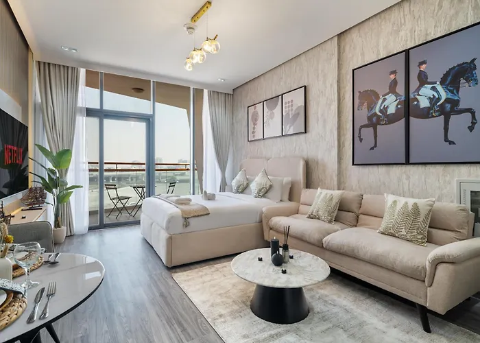 Stylish Studio Apartment In Binghatti Crystals Dubai