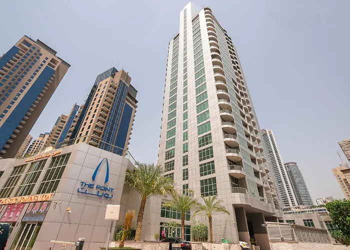 Keyrock - Dubai Marina Apartment With Stunning Sea View, Pool, Gym & Free Parking