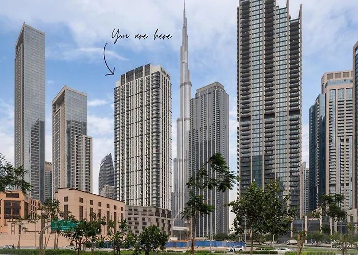 Emaar Burj Crown - 1Br Sea View Across From Burj Khalifa, Walk To Dubai Mall