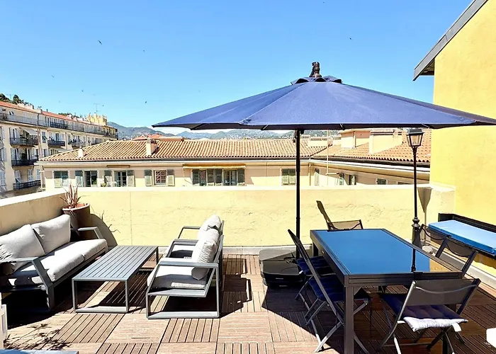 Port 1Br Flat With Terrace Apartment Nice