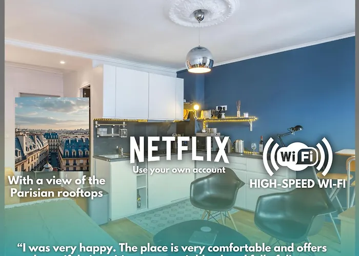 Paris Rooftop Views Cosy Separate Living Stay
