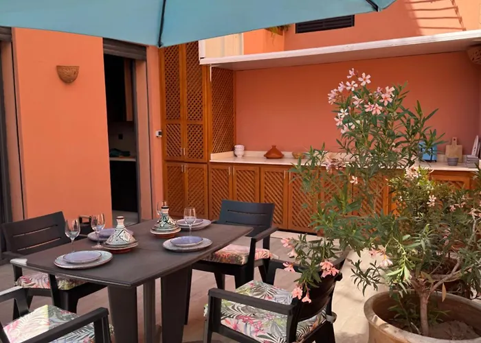 Heart Of City 2Br 2Patios Fiber Ac Modern New Calm Marrakesh