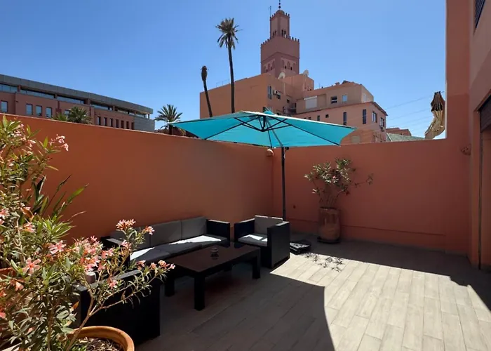 Heart Of City 2Br 2Patios Fiber Ac Modern New Calm Marrakesh