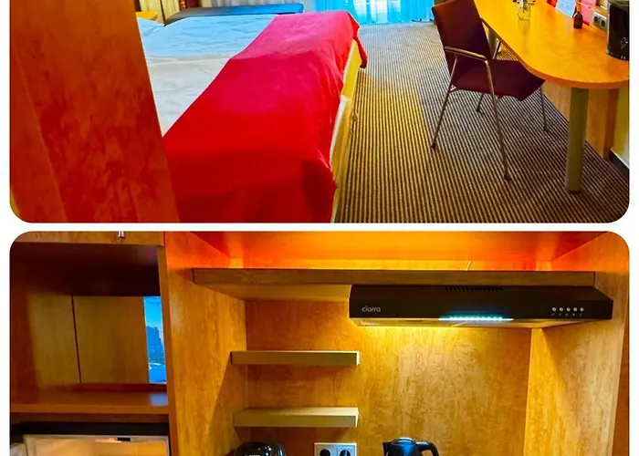 Hotelzimmer Mit Einer Kitchenette - Naehe Frankfurt-Messe - Fair Frankfurt am Main