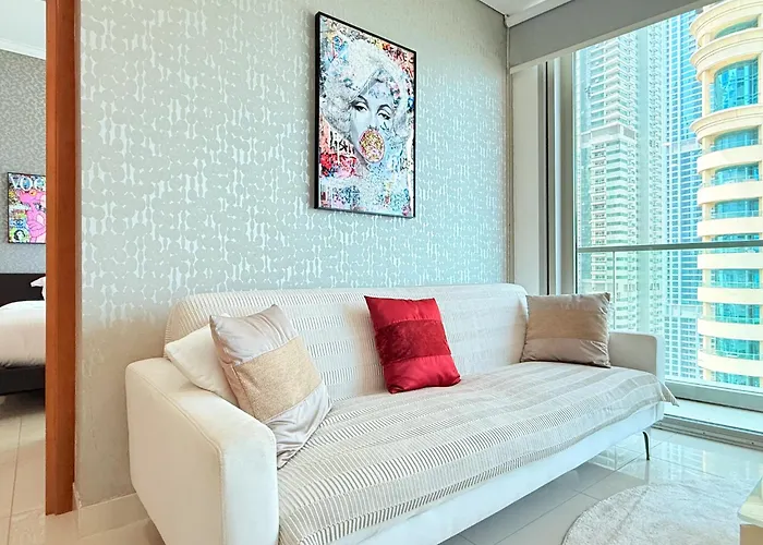 Ocean Heights New 2Bdr With Full Sea & Dubai Eye View In Marina Apartment
