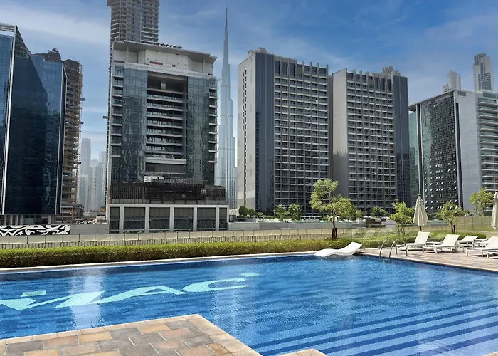 1Br In Vera Residences - Burj Khalifa View 10Min Walk To Dubai Mall & Fountain