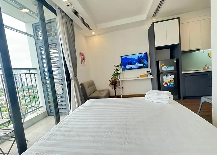 Lux Studio Apartment Near My Dinh And Keang Nam 30 Minutes To Airport Hanoi
