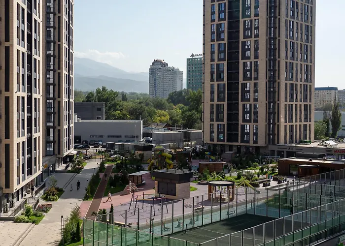 2-Комнатная Квартира В Комфорт Сити С Видом На Горы Almaty