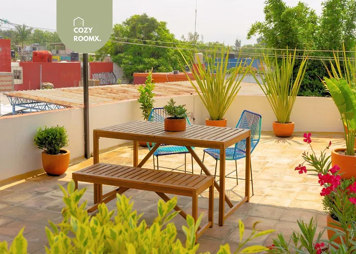 Ambar Loft - Terraza Y Cama King Con Ac Apartment Oaxaca
