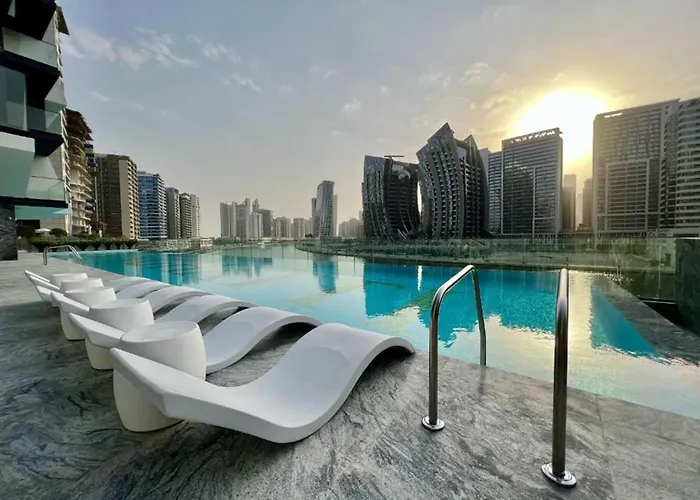 Havn - Studio In Business Bay, Burj Khalifa View Dubai