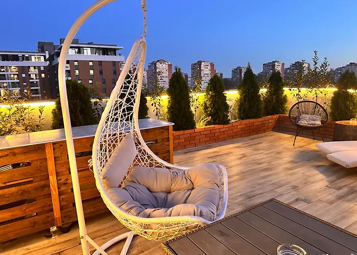 Golden Sunset Terrace Apartment Ana Belgrade